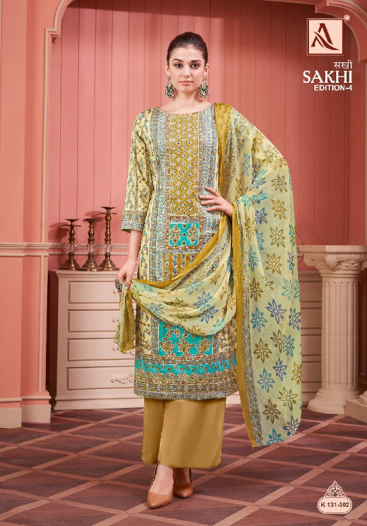 sakhi vol 4 by alok zam printed modern pakistani dress material