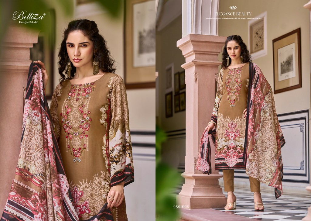 belliza designer riwayat vol 2 rayon pakistani elegant style salwar suit material