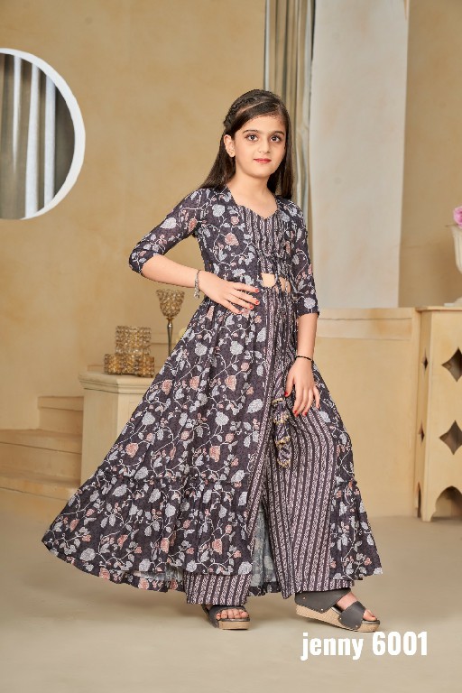 Lucaya Jenny Vol-6 Wholesale ethnic wear kids 3-piece indo western collection