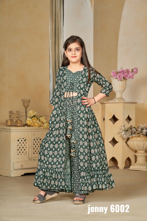 Lucaya Jenny Vol-6 Wholesale ethnic wear kids 3-piece indo western collection