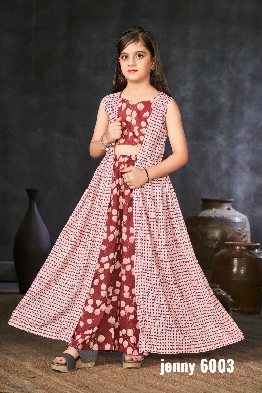 Lucaya Jenny Vol-6 Wholesale ethnic wear kids 3-piece indo western collection