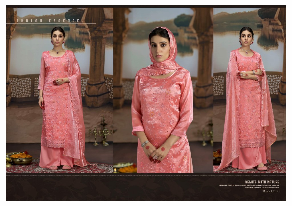 Triple AAA Oscar Wholesale Berberry Silk With Jarkan Work Dress Material