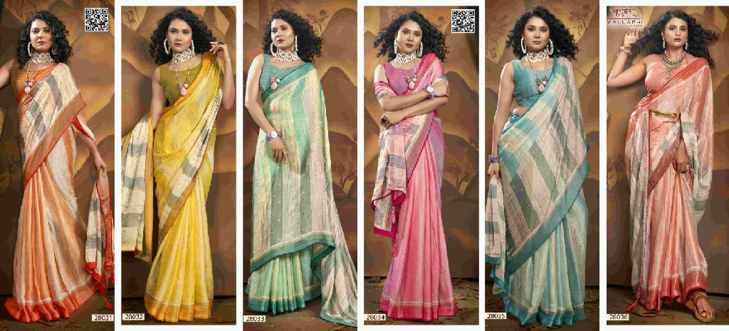 Vallabhi Urisha Vol-2 Wholesale Brasso Fabrics Ethnic Sarees