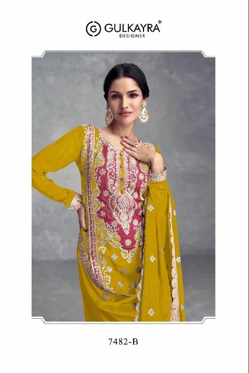 Gulkayra Sayra Wholesale Designer Free Size Stitched Suits