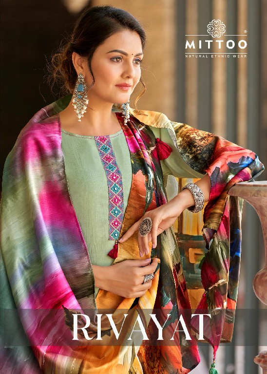 MITTOO PRESENTS RIVAYAT FULLY STITCH VISCOSE WEAVING SALWAR KAMEEZ