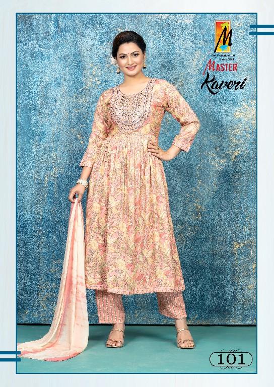 master kaveri capsule print full stitch casual churidar salwar kameez