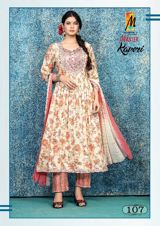 master kaveri capsule print full stitch casual churidar salwar kameez