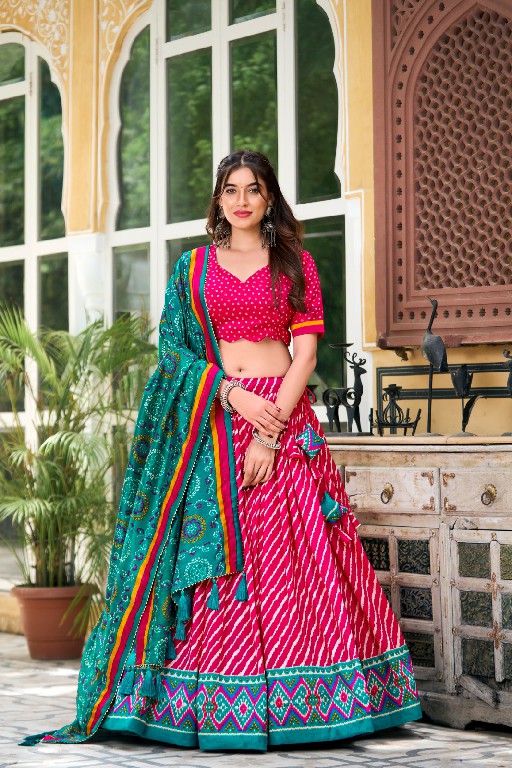 LNB Aadvika Wholesale Tusser Silk Lehenga Choli