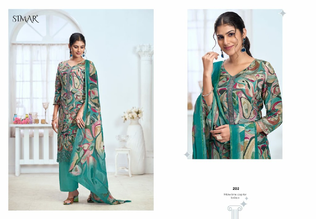 Glossy Simar Hanshika Wholesale Pure Viscose Muslin With Embroidery Work Salwar Suits