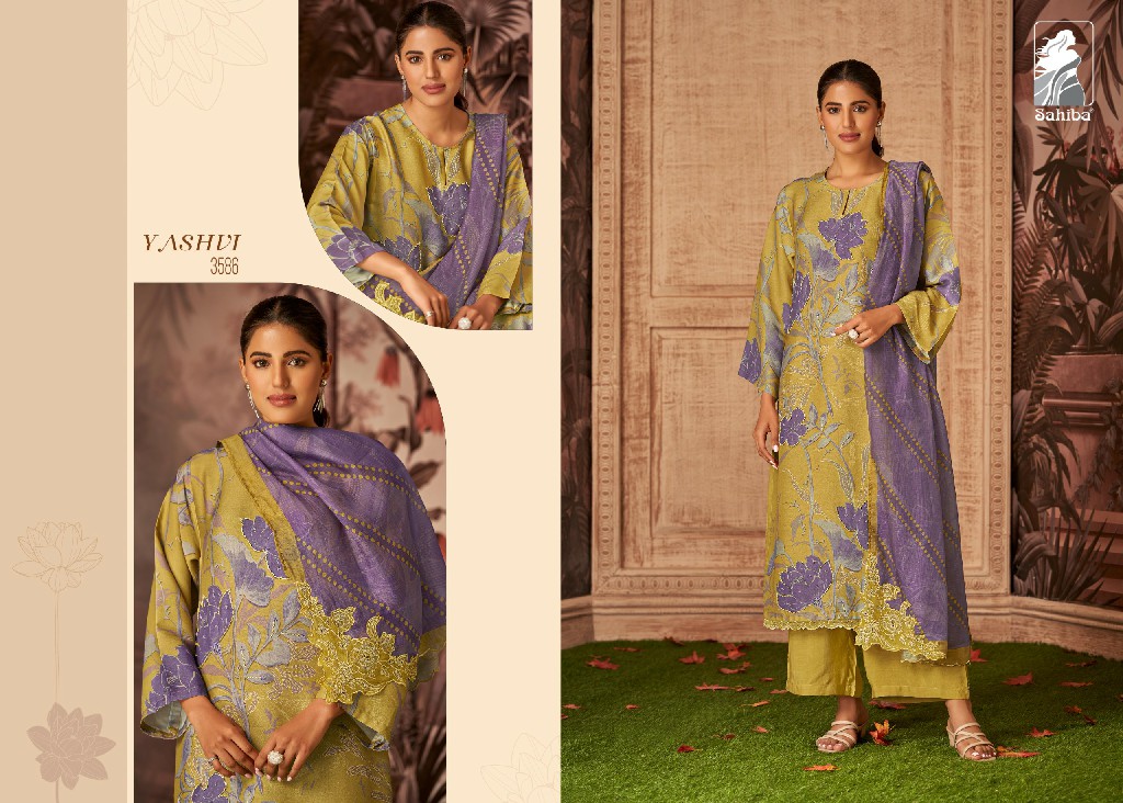 yashvi by sahiba viscose simmer designer pakistani dress material