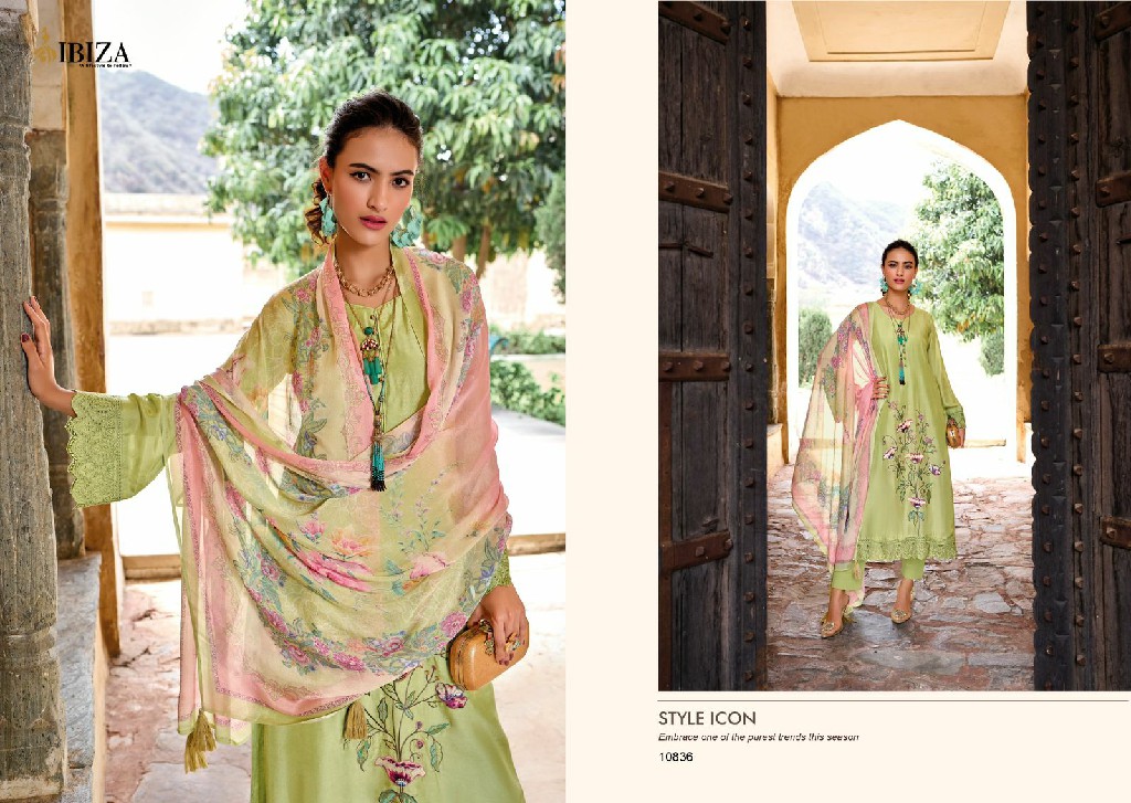 Ibiza Nayaab Wholesale Pure Viscose Muslin Embroidery Salwar Suits