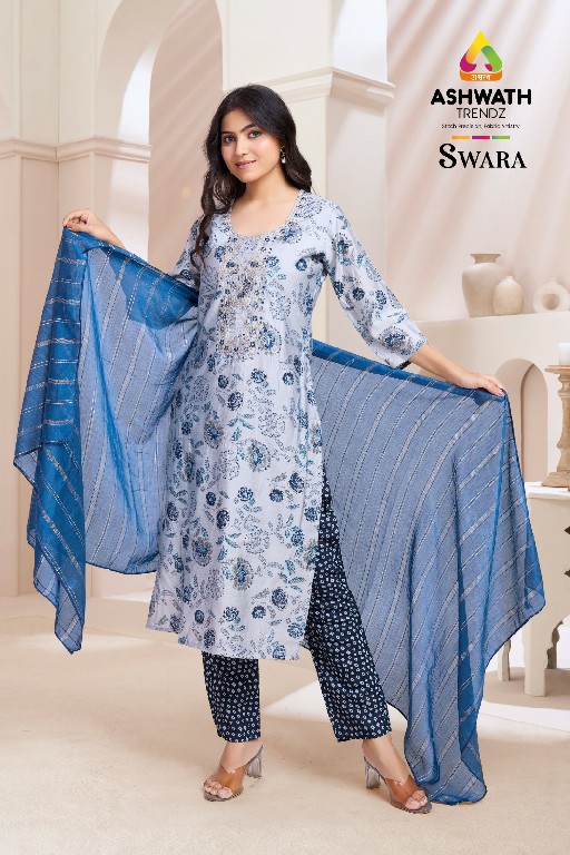 Ashwath Swara Wholesale Straight Top With Pant And Dupatta