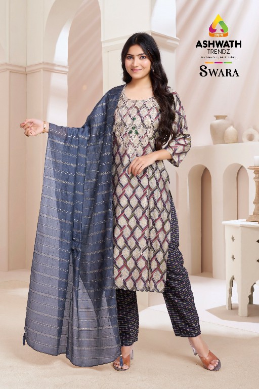 Ashwath Swara Wholesale Straight Top With Pant And Dupatta