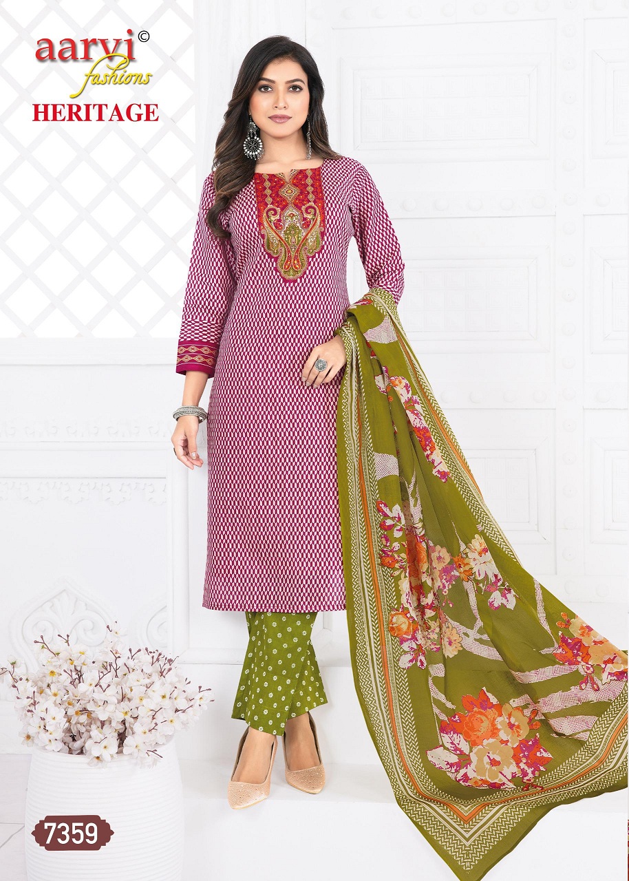 Aarvi Heritage Vol-2 Wholesale Katha Work Tops With Pant And Dupatta