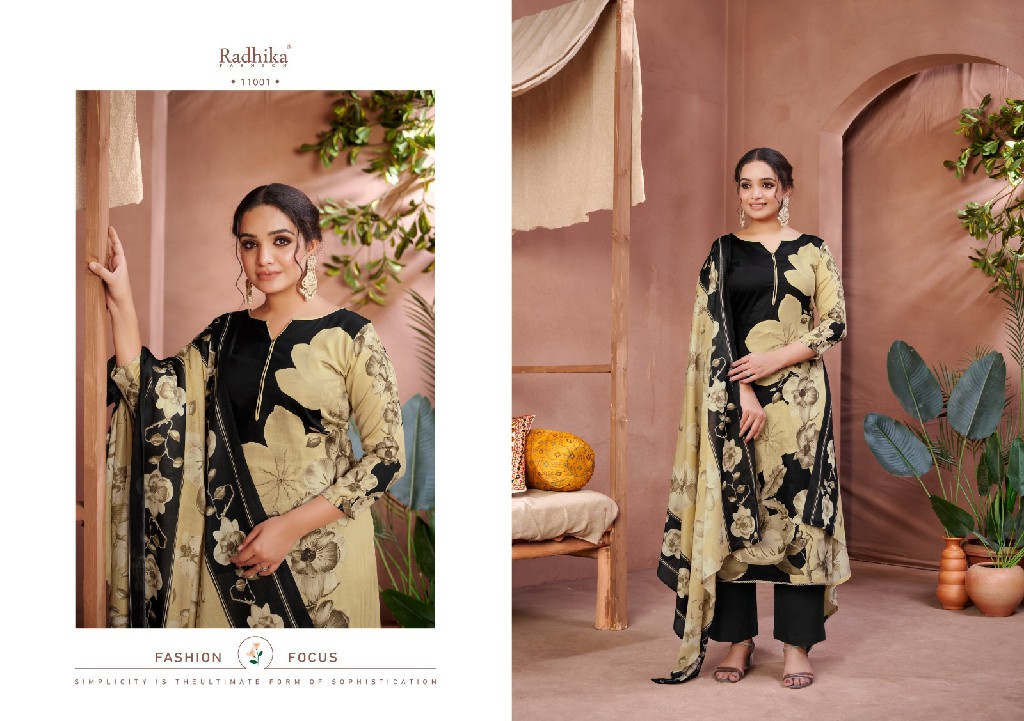 floral by radhika azara zam cotton designer print suits online