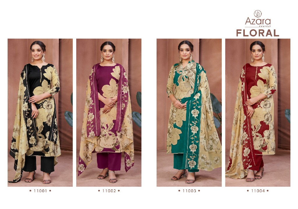 floral by radhika azara zam cotton designer print suits online