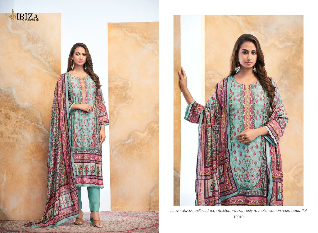 nigaar by ibiza muslin digital print modern pakistani unstitch salwar suit