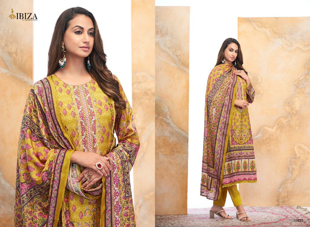 nigaar by ibiza muslin digital print modern pakistani unstitch salwar suit