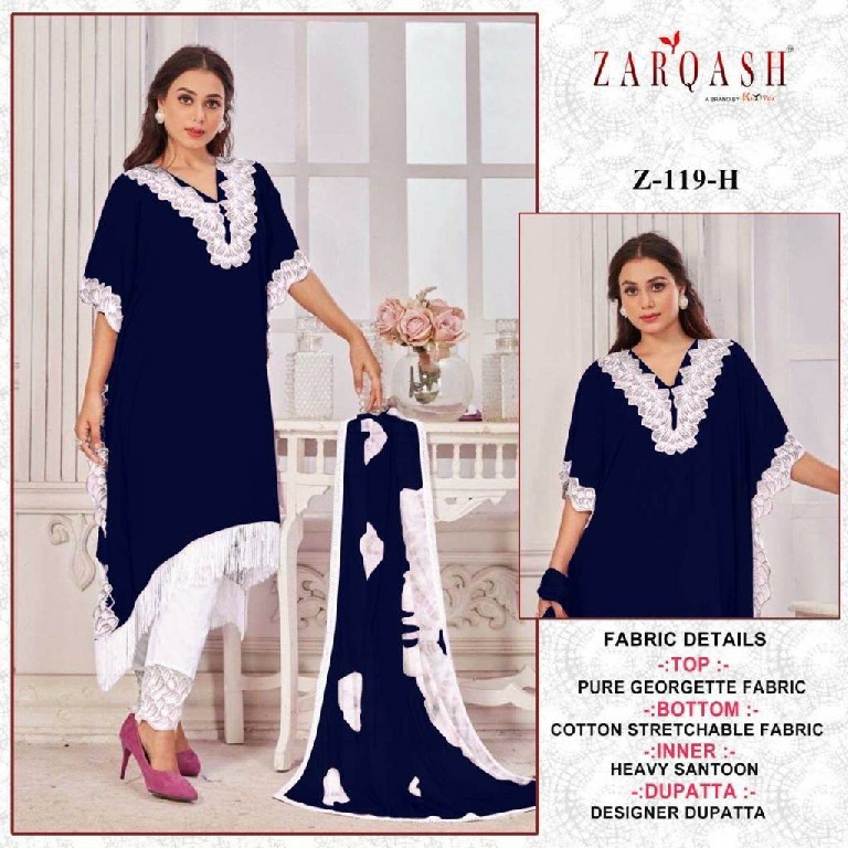 Zarqash Z-119 Wholesale Readymade Indian Pakistani Salwar Suits