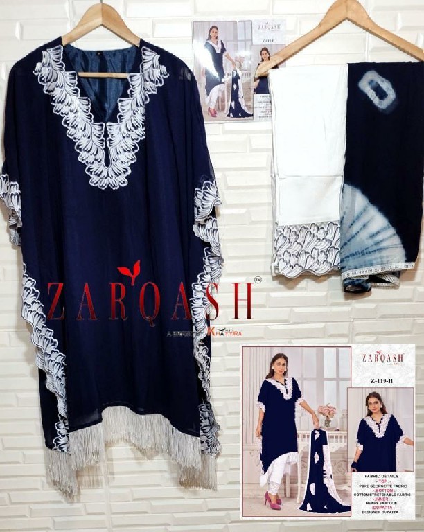Zarqash Z-119 Wholesale Readymade Indian Pakistani Salwar Suits