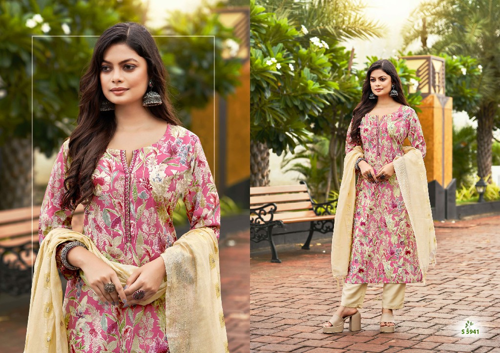 SBS Pragya Wholesale Chanderi Top With Pant And Dupatta