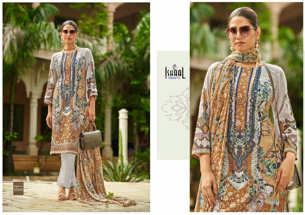 ISHAAL PRINTS GULMOHAR VOL 32 SUPER HIT DESIGN LAWN PAKISTANI SALWAR KAMEEZ