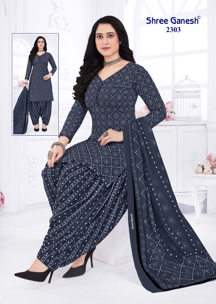 Shree Ganesh Bandhani Patiyala Special Vol-3 Wholesale Cotton Printed Dress Material