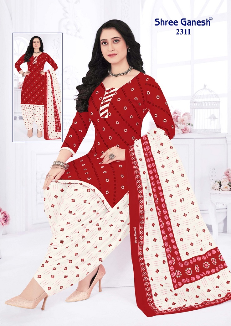 Shree Ganesh Bandhani Patiyala Special Vol-3 Wholesale Cotton Printed Dress Material