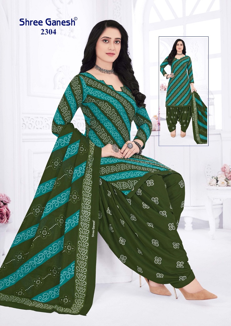 Shree Ganesh Bandhani Patiyala Special Vol-3 Wholesale Cotton Printed Dress Material