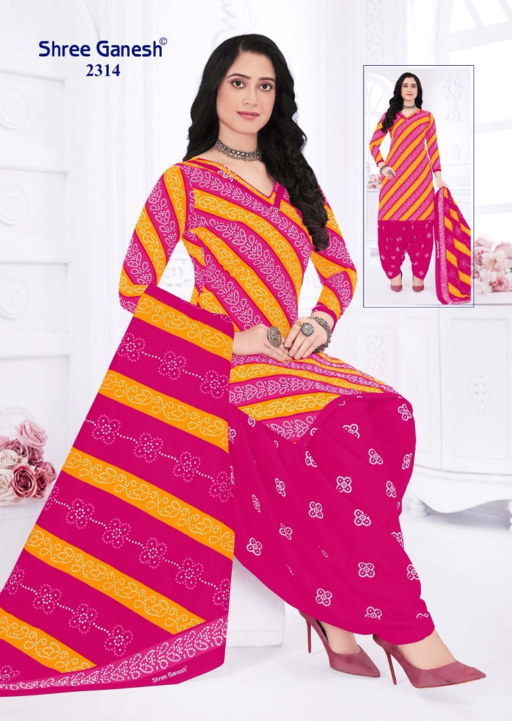 Shree Ganesh Bandhani Patiyala Special Vol-3 Wholesale Cotton Printed Dress Material
