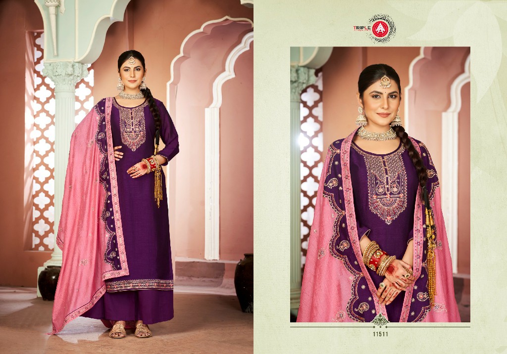 barbie by triple aaa occasion wear viscose silk dress material