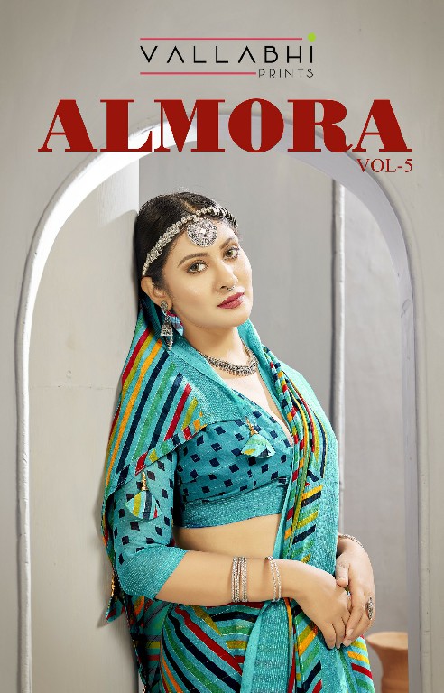 VALLABHI PRINTS ALMORA VOL 5 AMAZING COLLECTION GEORGETTE SAREES