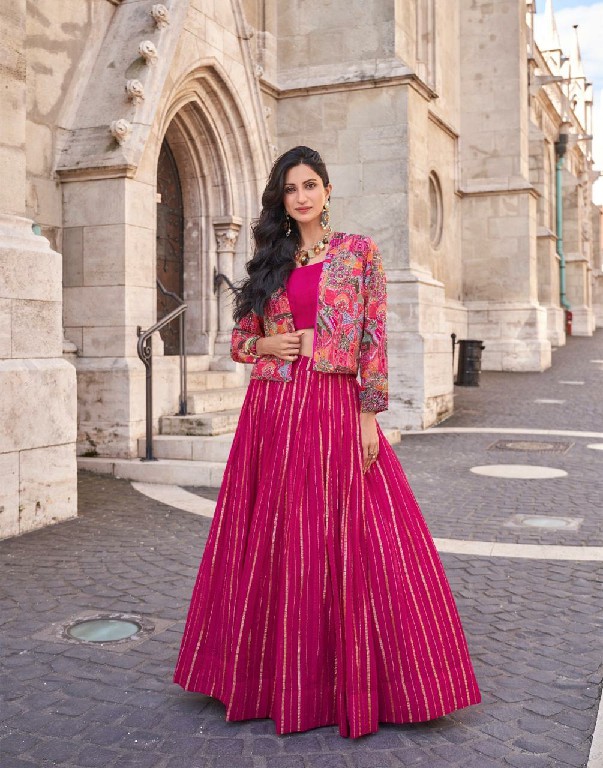 Sayuri Luxe Wholesale Free Size Stitched Viscose Chinon Silk Suits