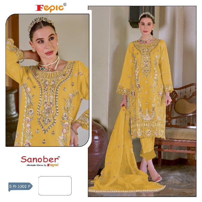 Fepic Sanober SR-3302 Wholesale Readymade Indian Pakistani Suits