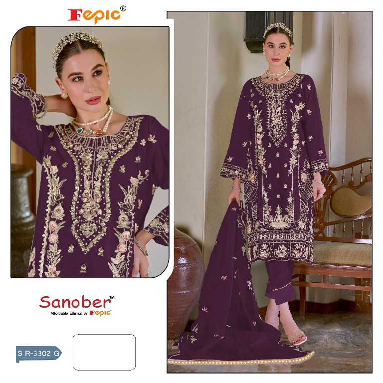 Fepic Sanober SR-3302 Wholesale Readymade Indian Pakistani Suits