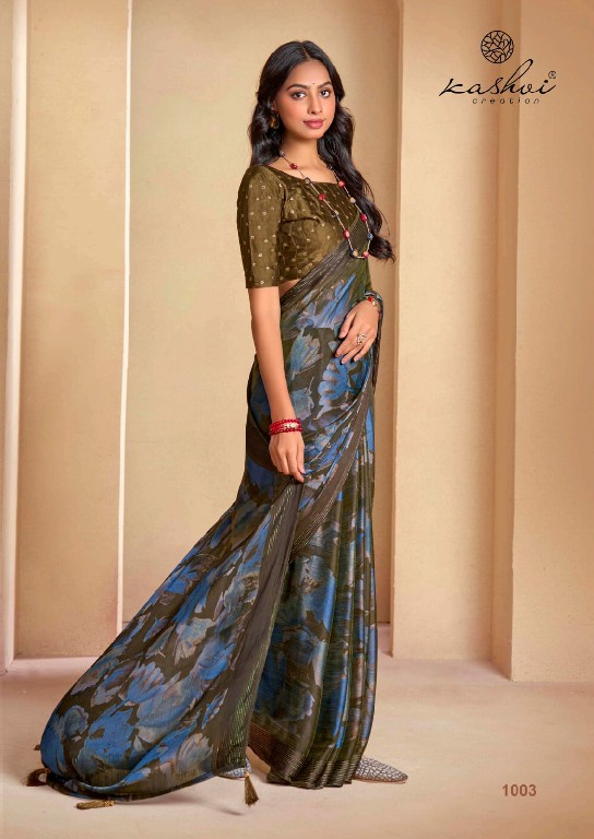 kashvi creation pankti vol 23 soft silk printed saree with blouse