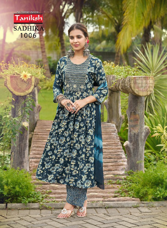 Taniksh Sadhika Vol-1 Wholesale Sikvans Embroidery Work Readymade Suits