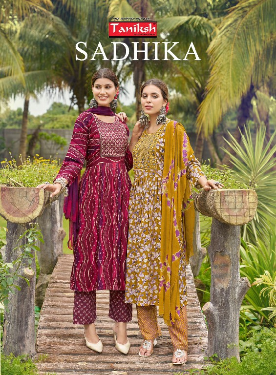 Taniksh Sadhika Vol-1 Wholesale Sikvans Embroidery Work Readymade Suits