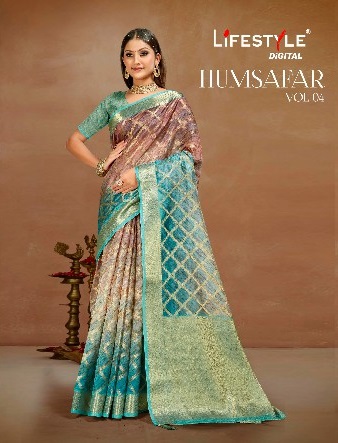 Lifestyle Humsafar Vol-4 Wholesale Ethnic Sarees