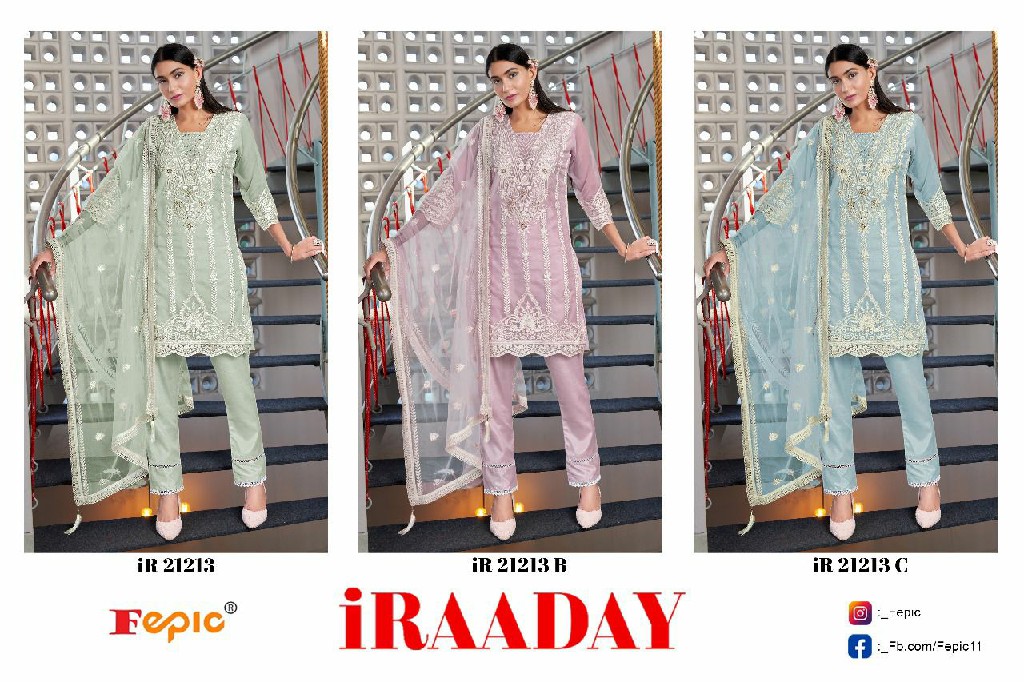 Fepic Iraaday IR-21213 Wholesale Indian Pakistani Concept Salwar Suits