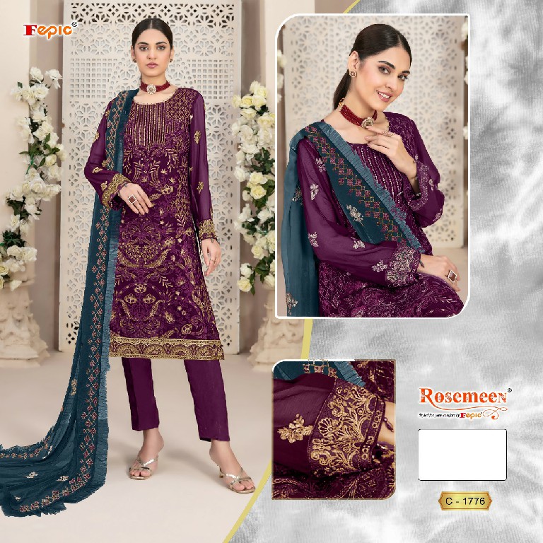 Fepic Rosemeen C-1776 Wholesale Indian Pakistani Salwar Suits