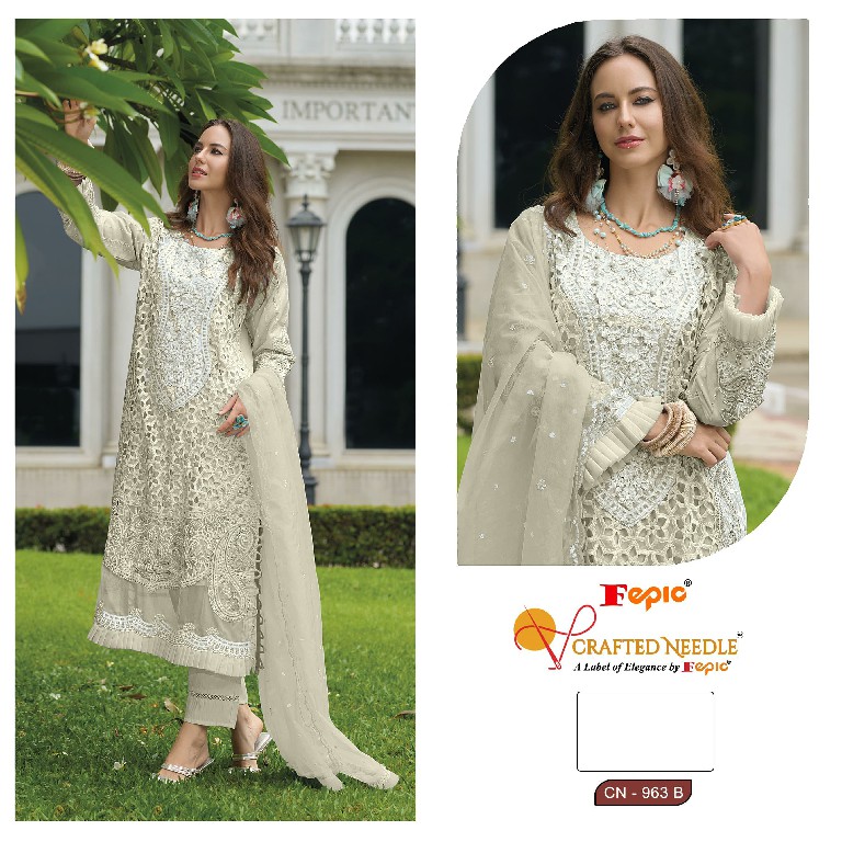 Fepic Crafted Needle CN-963 Wholesale Readymade Indian Pakistani Suits