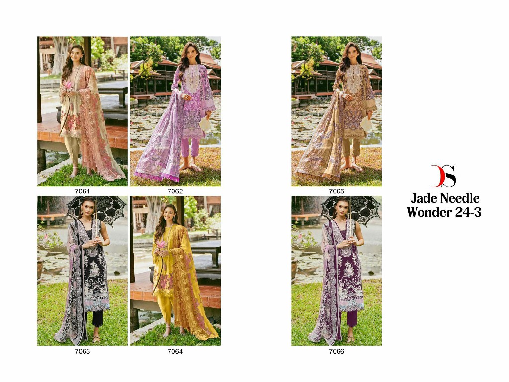 Deepsy Jade Needle Wonder 24-3 Wholesale Pakistani Concept Indian Salwar Suits
