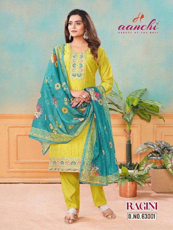 aanchi ragini roman silk stylish look readymade suit for women