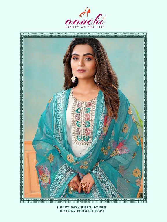 aanchi ragini roman silk stylish look readymade suit for women