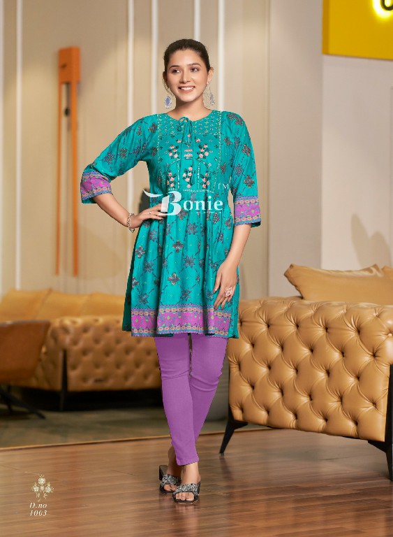 Bonie Nikki Wholesale 14 Kg Reyon Tunics Tops