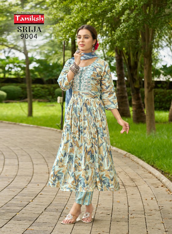 TANIKSH SRIJA VOL 9 FULL STITCH ANARKALI KURTI PANT DUPATTA COLLECTION