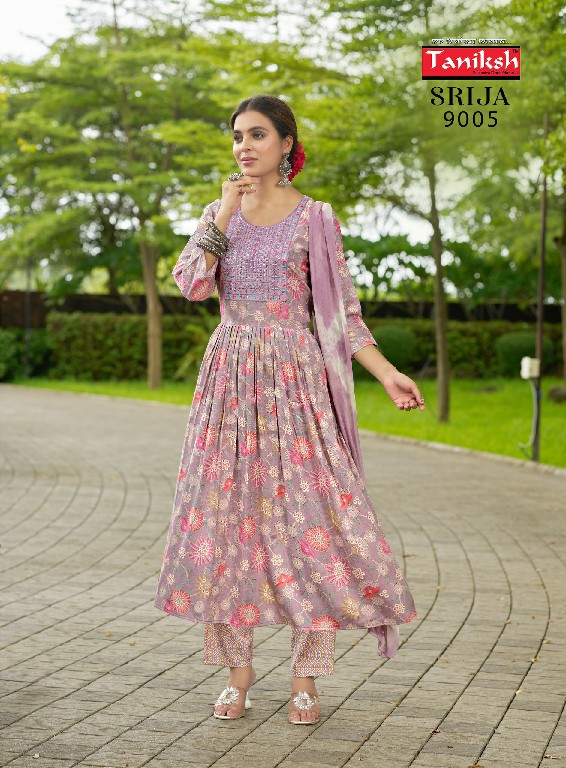 TANIKSH SRIJA VOL 9 FULL STITCH ANARKALI KURTI PANT DUPATTA COLLECTION