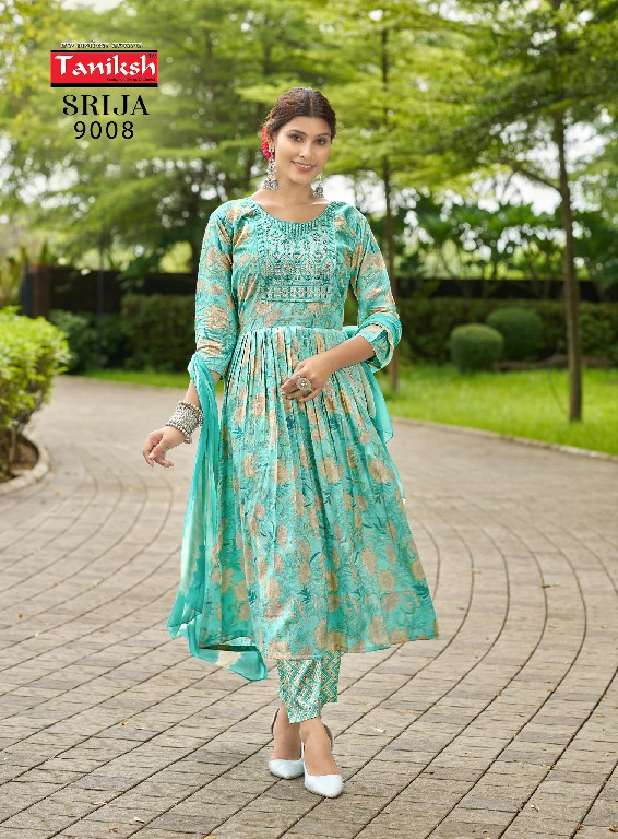 TANIKSH SRIJA VOL 9 FULL STITCH ANARKALI KURTI PANT DUPATTA COLLECTION