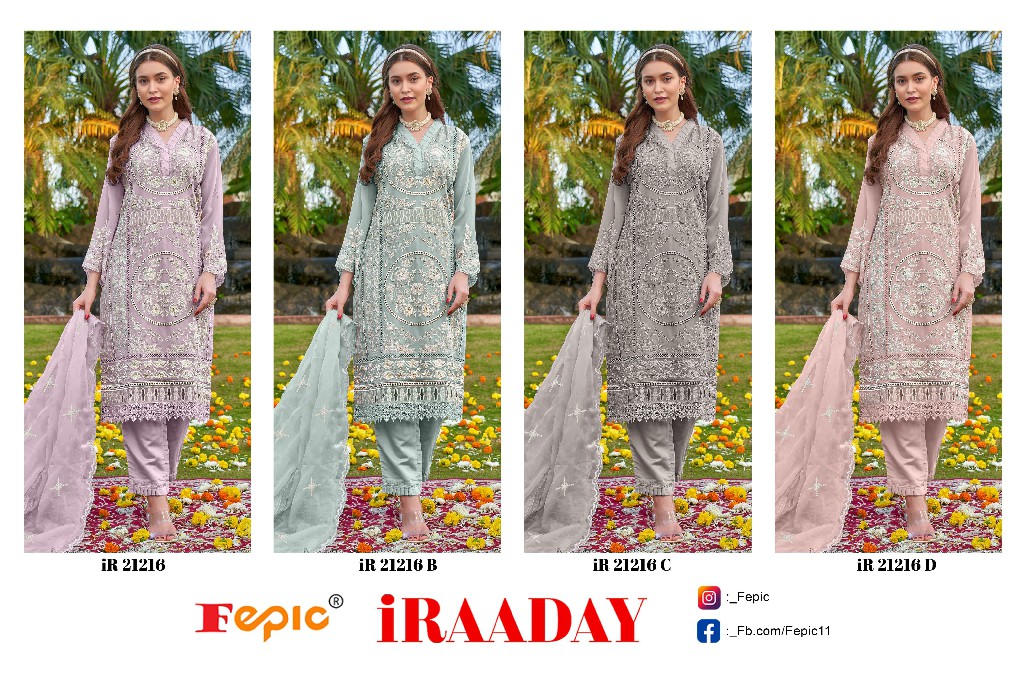 Fepic Iraaday IR-21216 Wholesale Indian Pakistani Salwar Suits